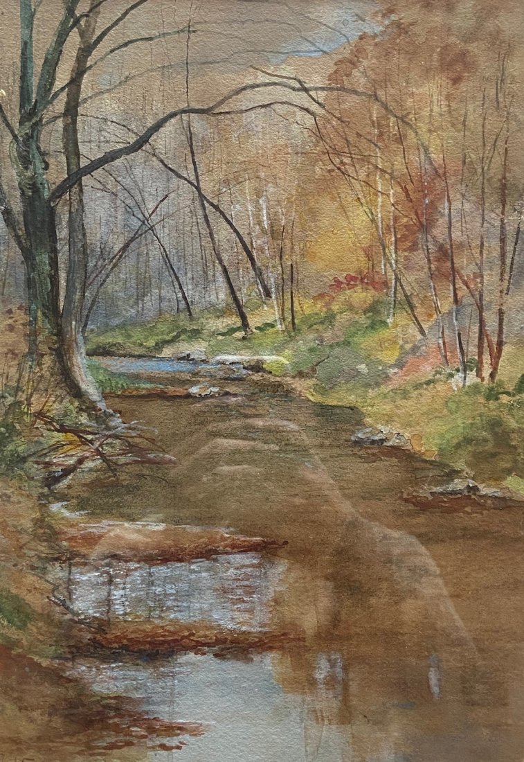 JAMES A. CORY (1902-1964, San Francisco) Watercolor: Watercolors on paper. 14 1/2 x 19 3/4 in. (sight), 20 3/4 x 16 in. (framed). James A. Cory was born in California on June 23, 1902. By the 1930s Cory was working in San Francisco while living down the