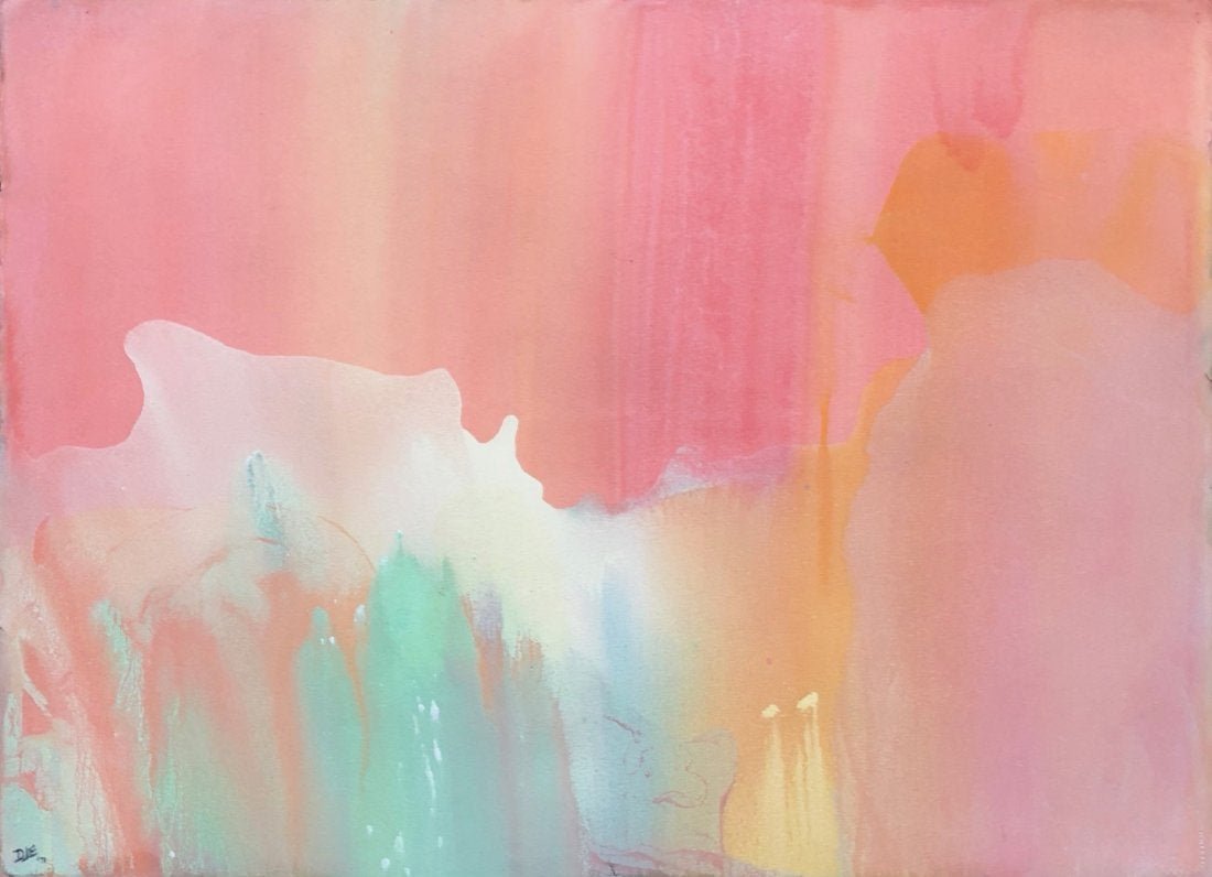 DAVID EINSTEIN (20th c, American) Abstract (1 of 5)