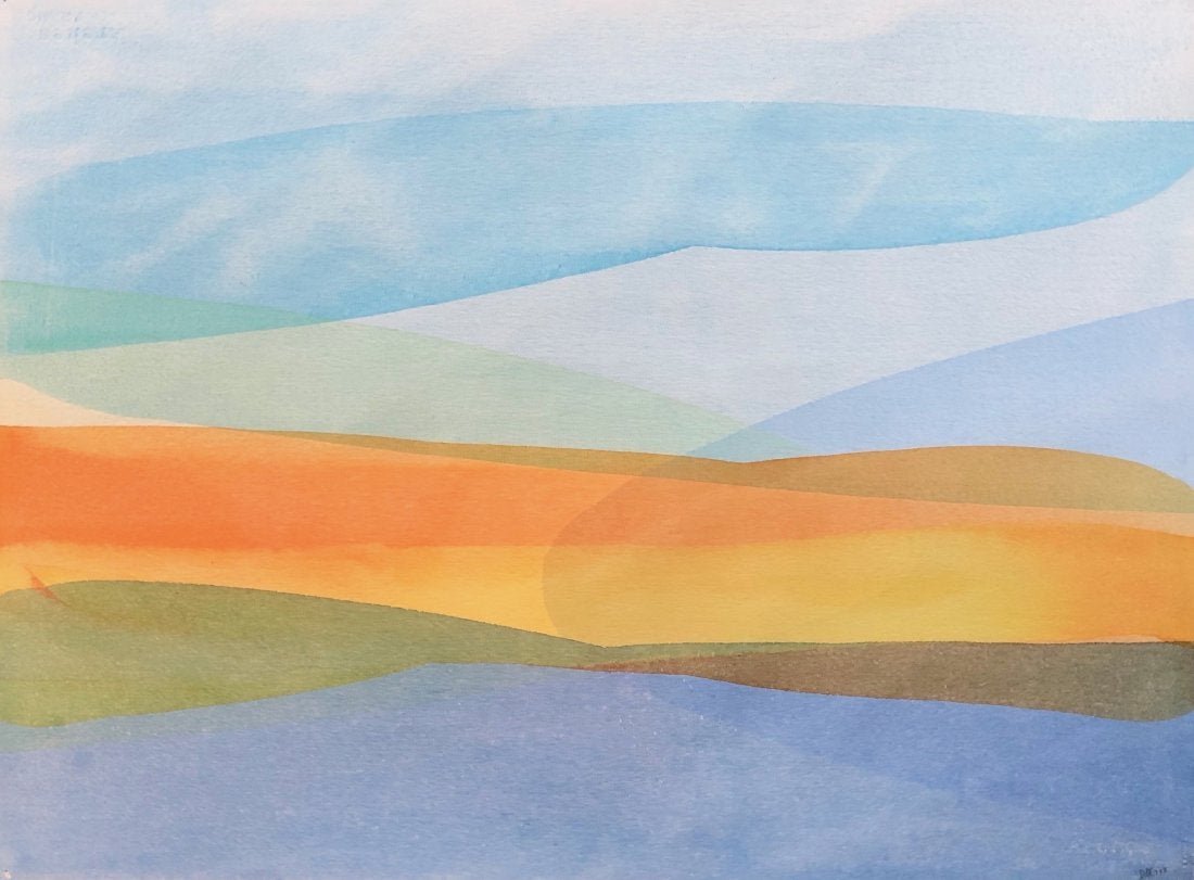 DAVID EINSTEIN (20th c, American) Abstract (1 of 4)