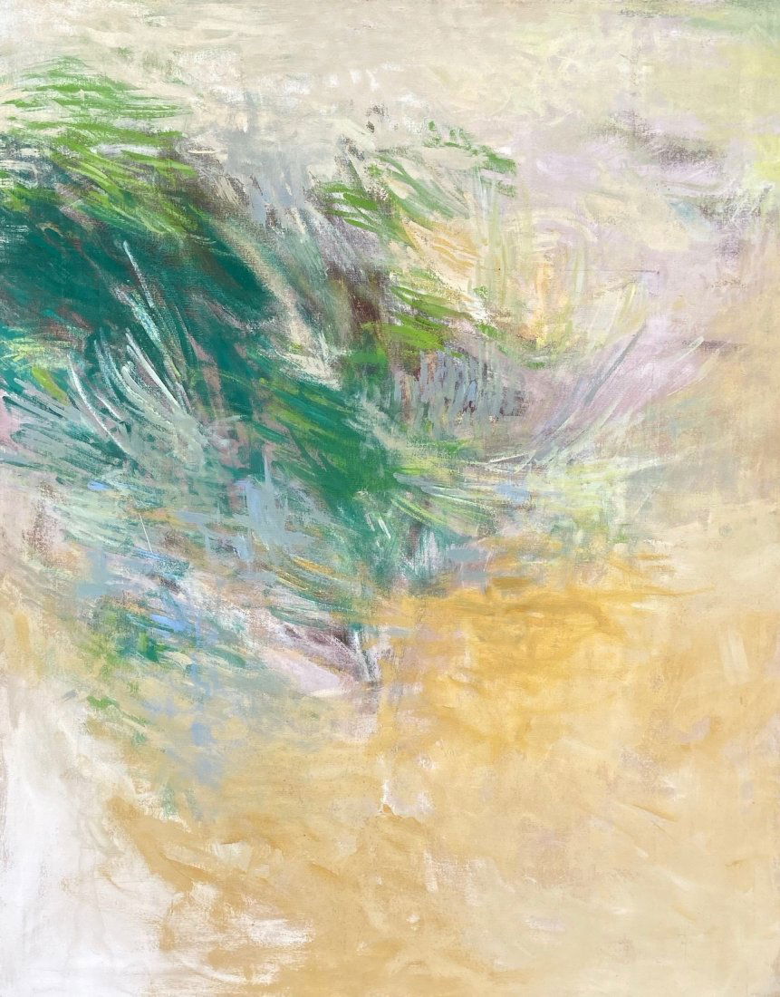 Abstract Expressionist Painting, Signed Verso 1961 (1 of 3)