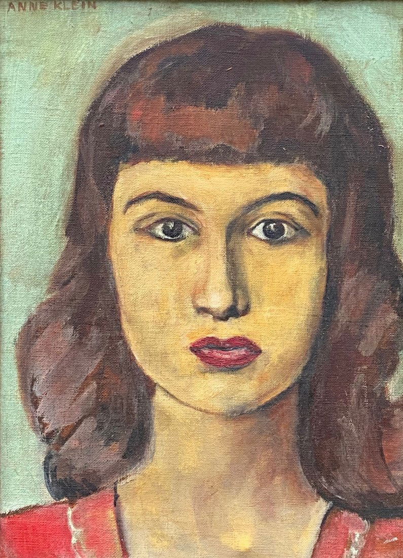 ANNE KLEIN (20th c, American) WPA Portrait (1 of 3)