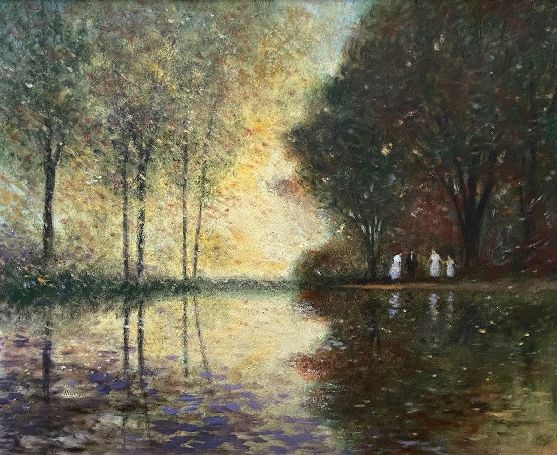 JAMES LLEWELLYN (20th c, American) Impressionist (1 of 4)