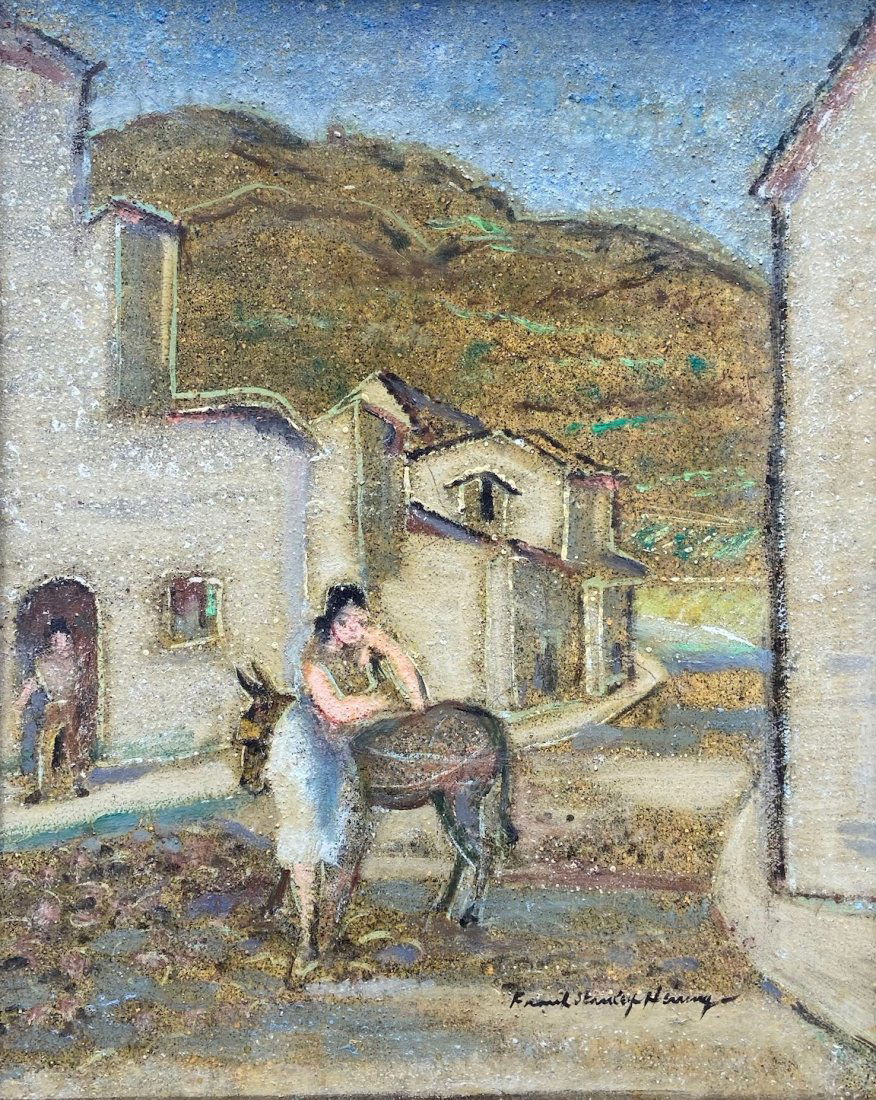 FRANK STANLEY HERRING (1894-1966, Georgia) Street Scene (1 of 4)