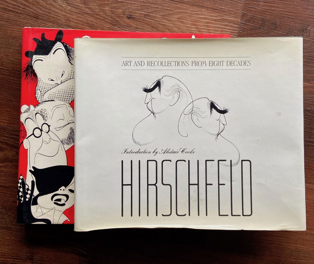 AL HIRSCHFELD, Pair Of Books, One Is Hand Signed (1 of 4)