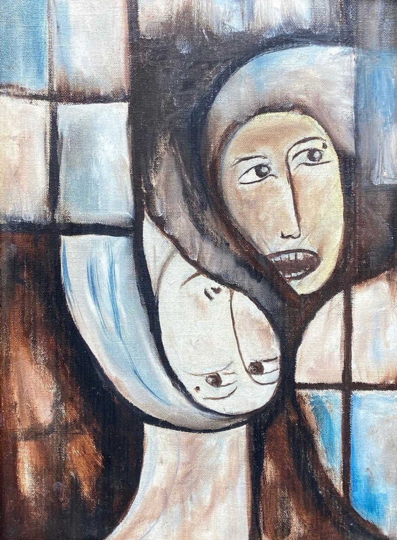 JOHN CONKLIN (b. 1927, Modernist) Two Faces Of Carmilia (1 of 4)