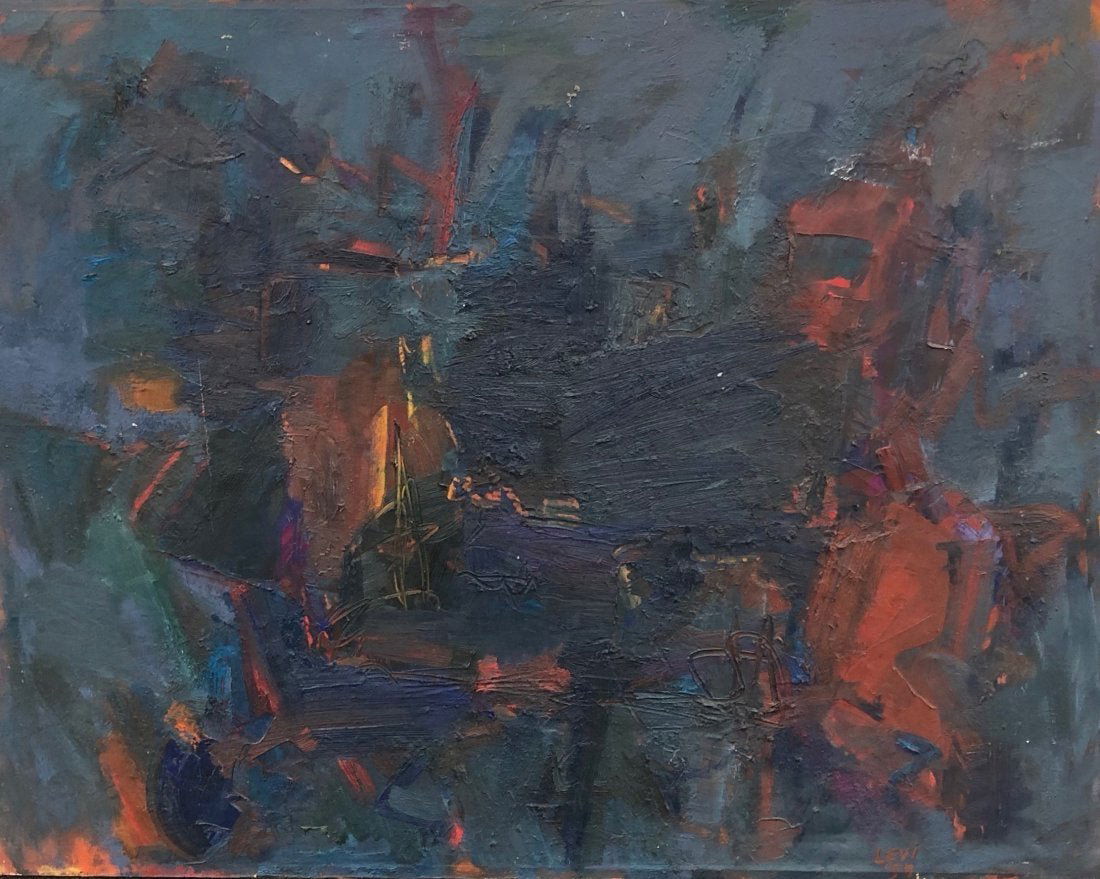 JULIAN LEVI (1900-1982, Philadelphia) Large Abstract (1 of 5)