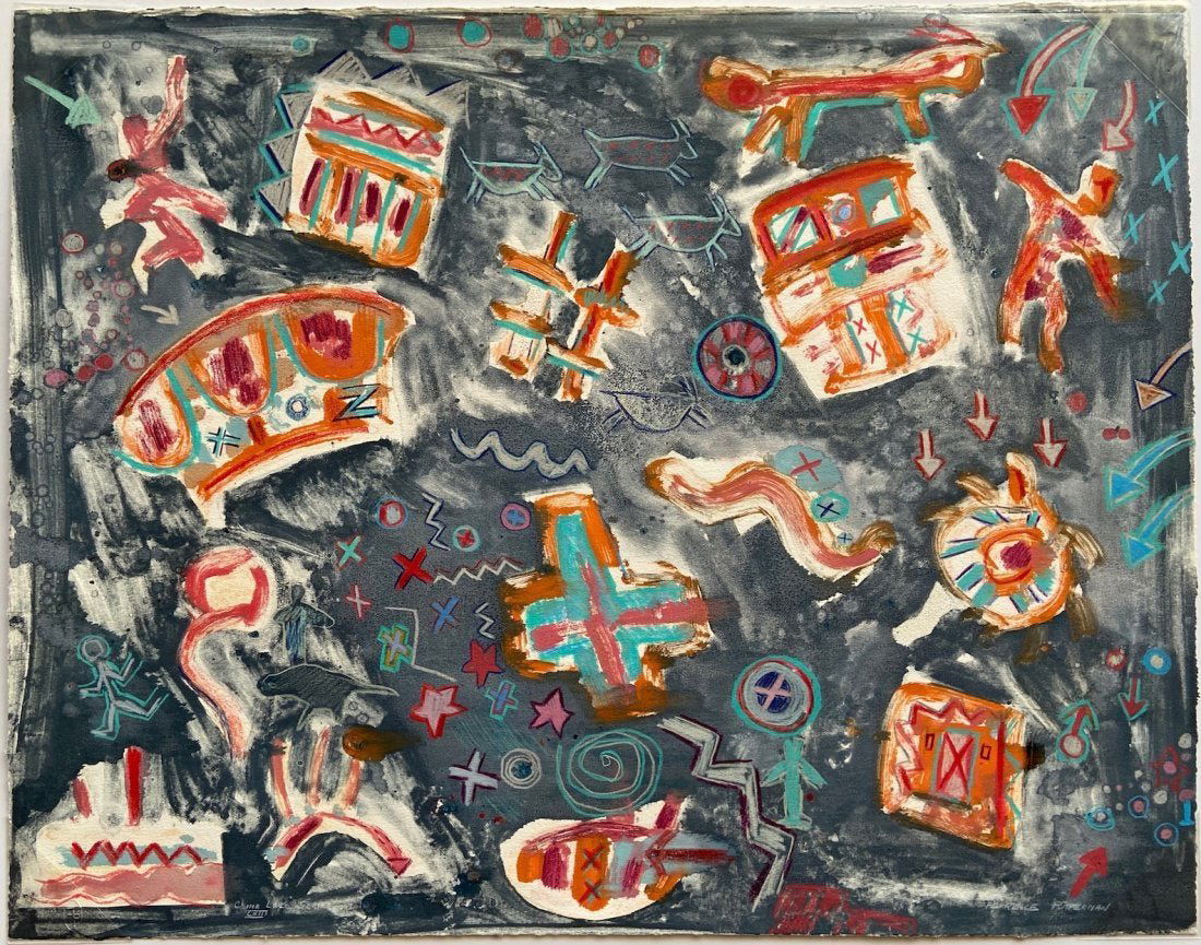 FLORENCE PUTTERMAN (b.1927, Pennsylvania) Abstract (1 of 3)