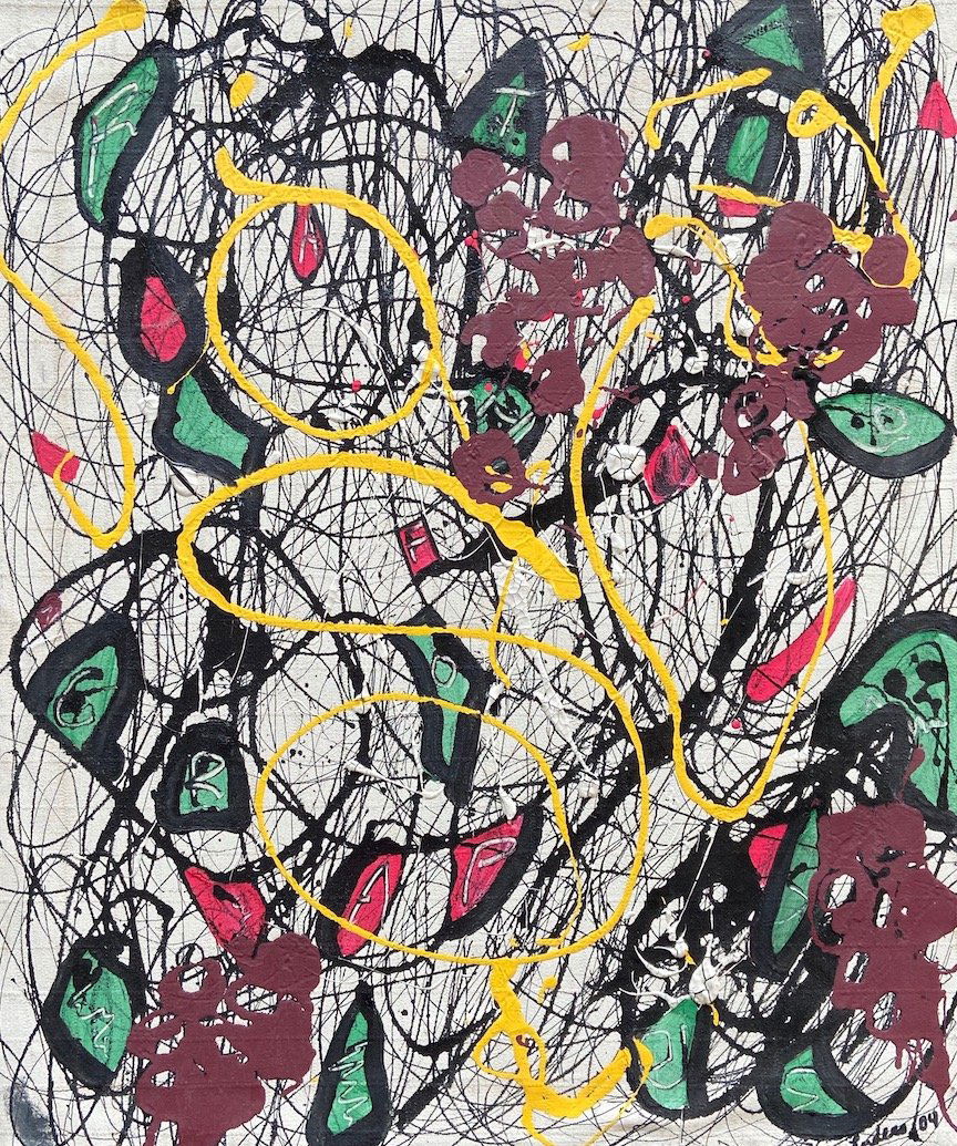 JAMES ENDERS (20th c, Philadelphia) Abstract (1 of 4)