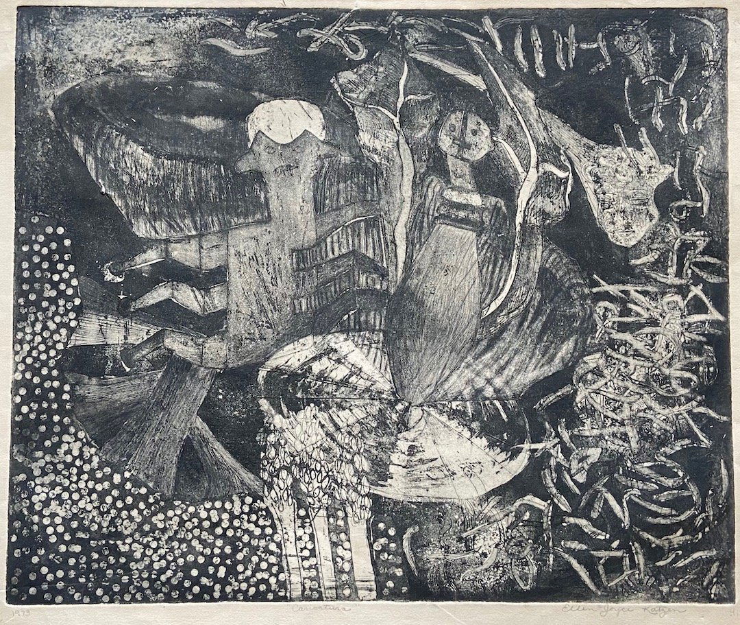 ELLEN JOYCE KATZEN (20th c, American) Etching (1 of 5)