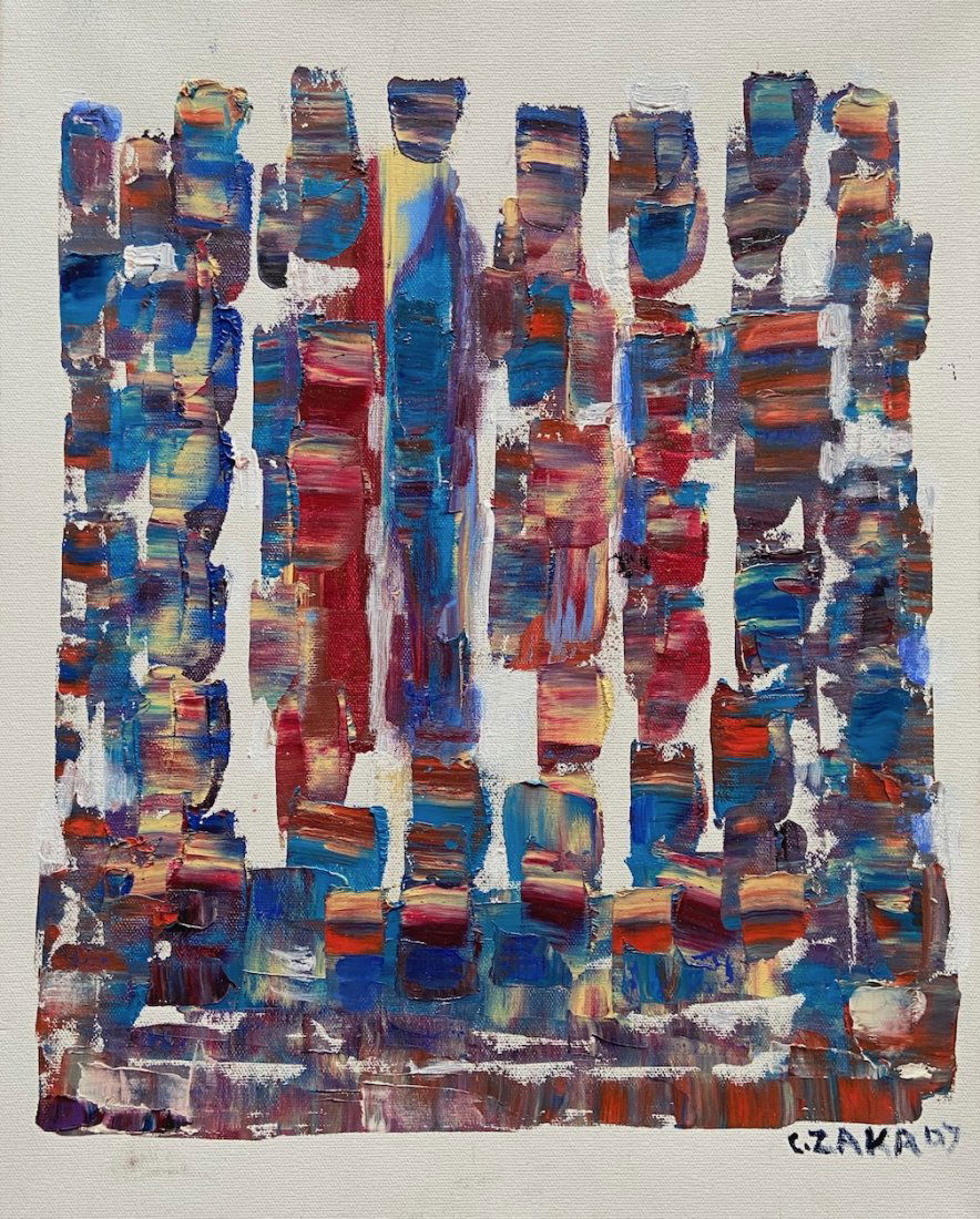 CATHERINE ZAKAS (b. 1936, Greece) Abstract (1 of 3)