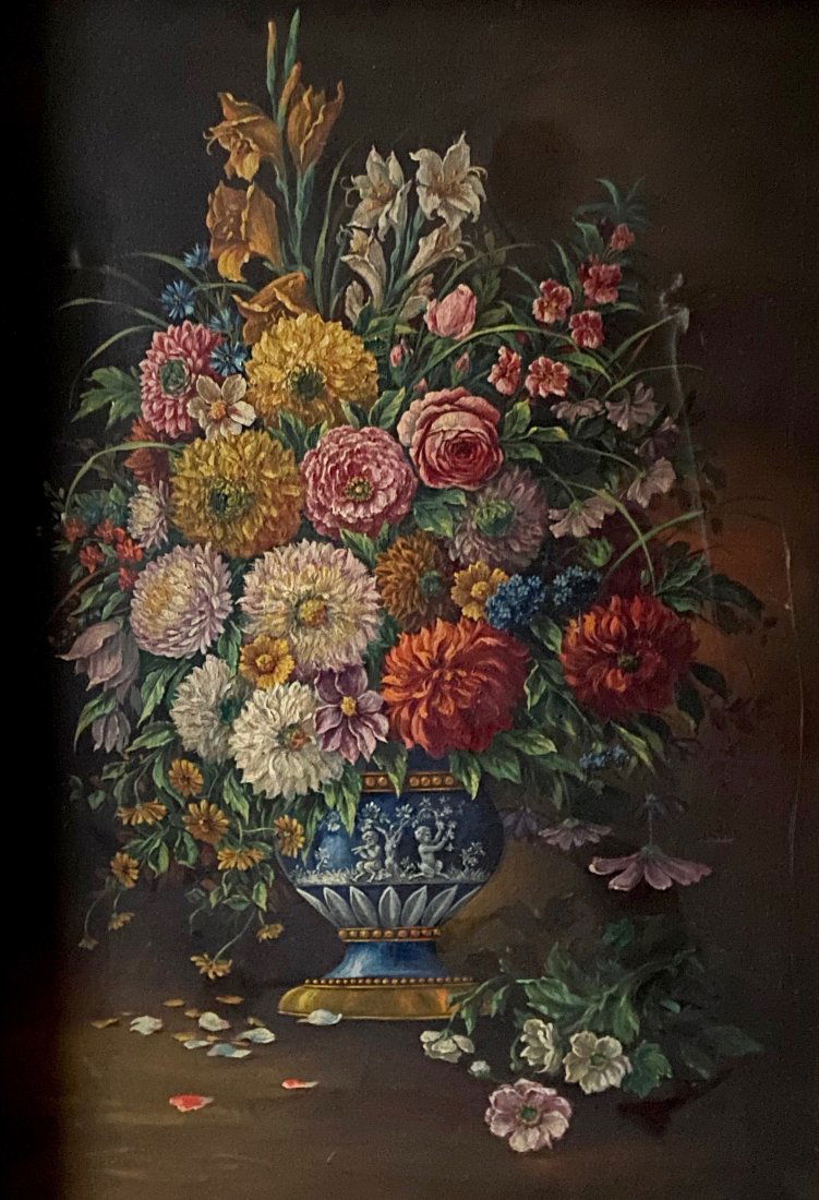 JOHN SURHOFF (1868-1935 American) Still Life Of Flowers (1 of 4)