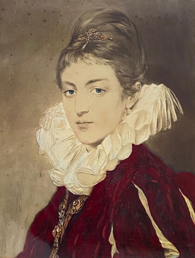 DAVID NEAL (1838-1915, Munich) Victorian Portrait (1 of 4)