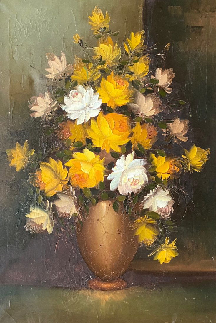 ALEX ROSS (20th c, Arizona, WPA) Flowers (1 of 5)