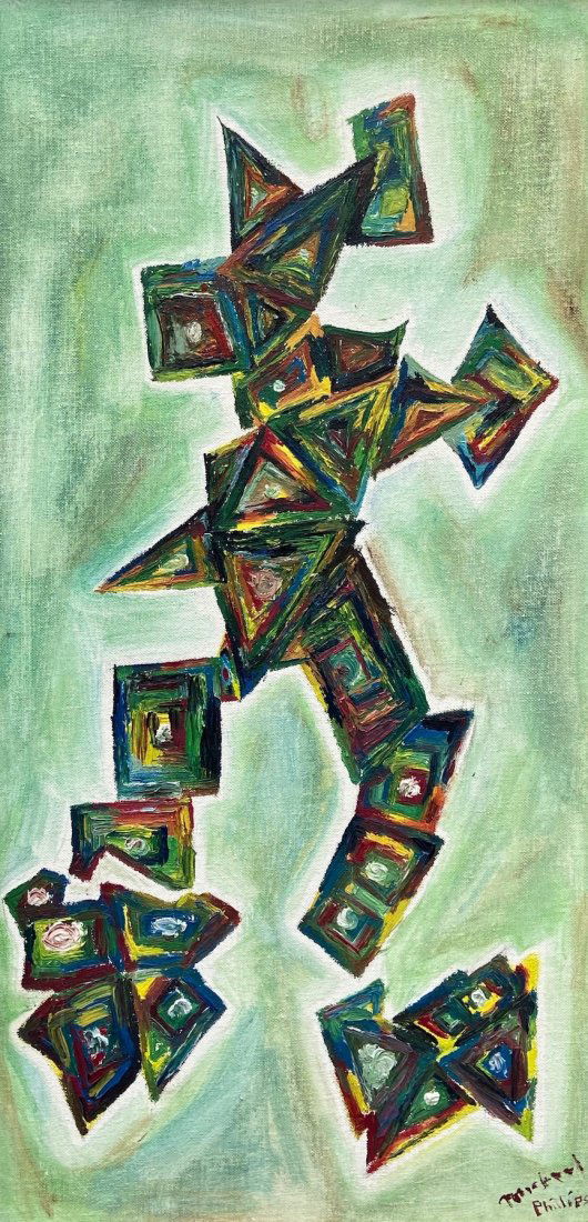 MICHAEL PHILLIPS (20th c, Charleston) Abstract (1 of 4)