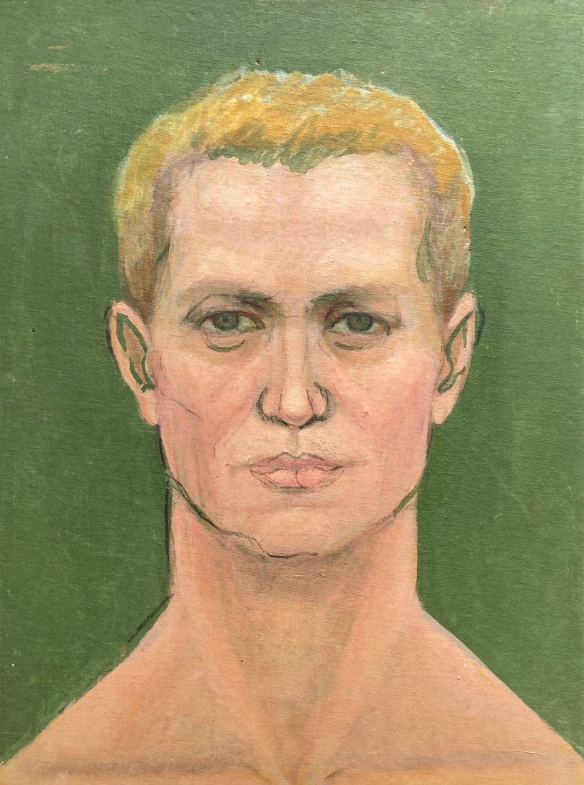 ELENA MARIA DE HELLEBRANTH (20th c, American) Portrait (1 of 3)