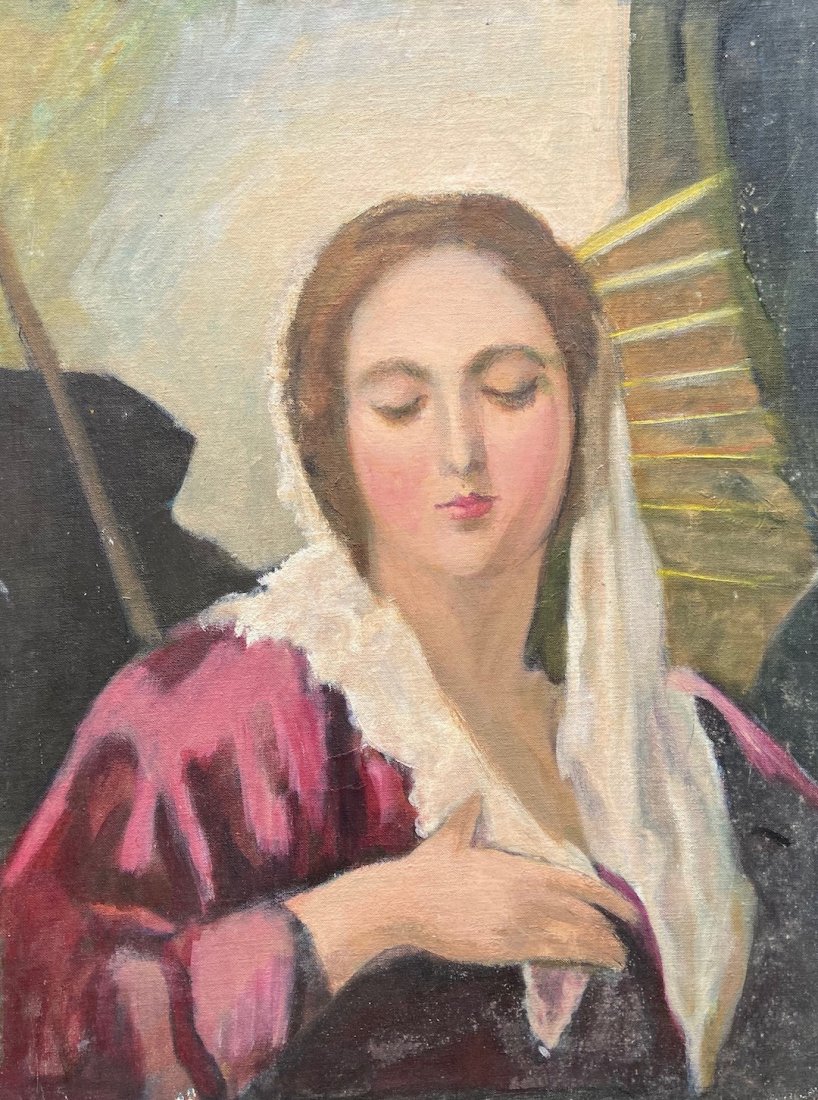 ELENA MARIA DE HELLEBRANTH (20th c, American) Madonna (1 of 1)