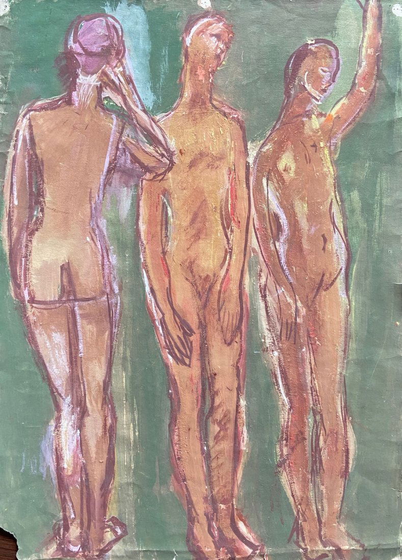 ELENA MARIA DE HELLEBRANTH (20th c, American) Figures (1 of 4)
