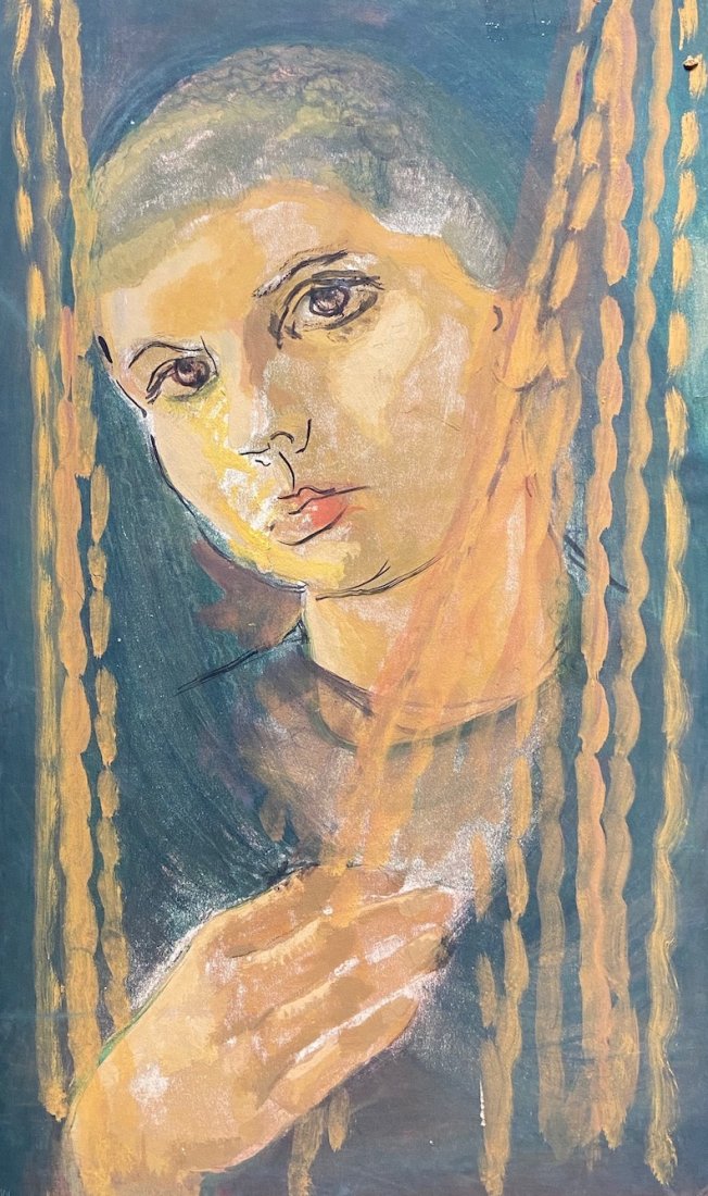 ELENA MARIA DE HELLEBRANTH (20th c, American) Portrait (1 of 4)