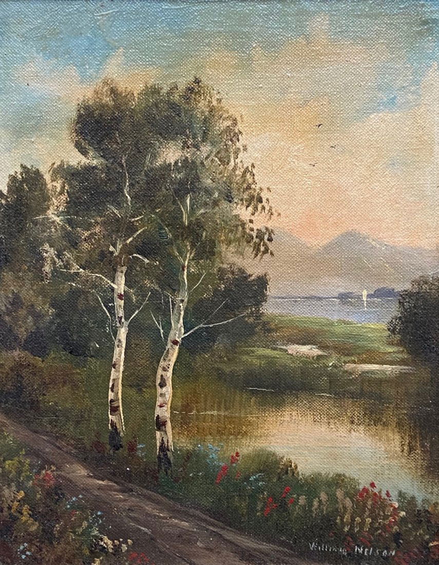 WILLIAM NELSON (1861-1920, New York) Landscape (1 of 5)