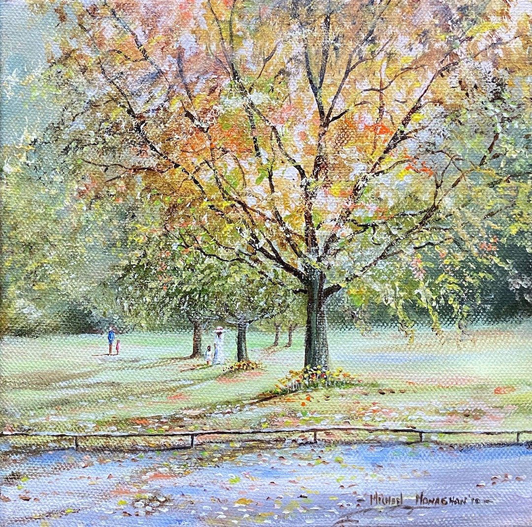 MICHAEL MONOGHAN (20th c, Dublin Ireland) Landscape (1 of 3)