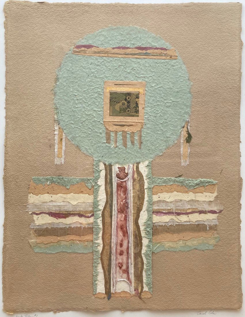 CAROL COLE (20th c, Philadelphia) Abstract (1 of 4)