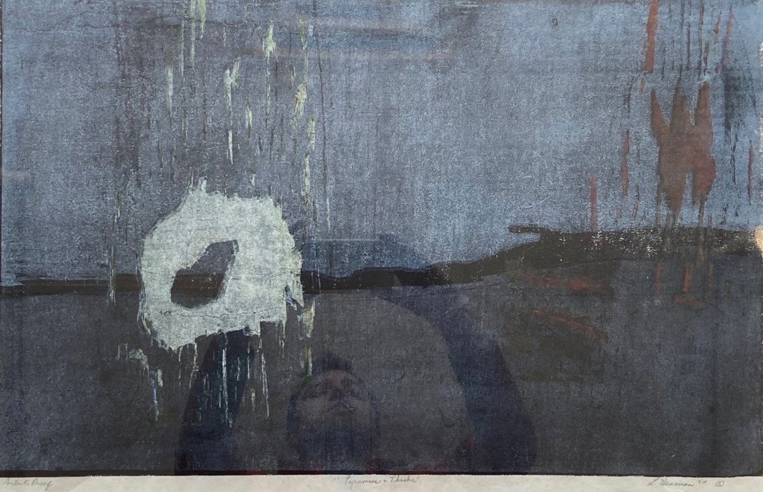 LEONARDO NIERMAN (b.1932, New York) Abstract (1 of 4)