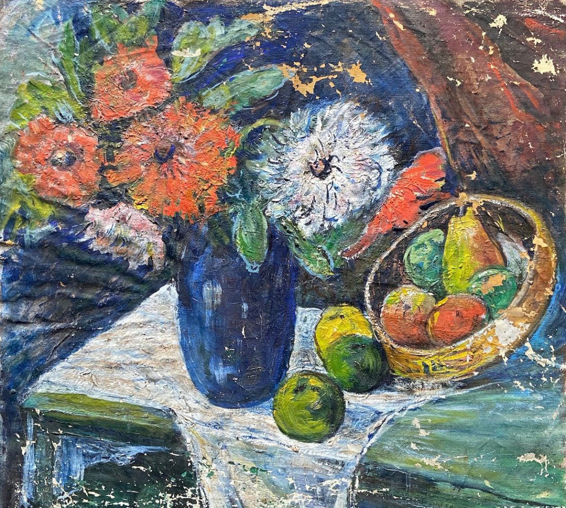 ELENA MARIA DE HELLEBRANTH (20th c American) Still Life (1 of 3)