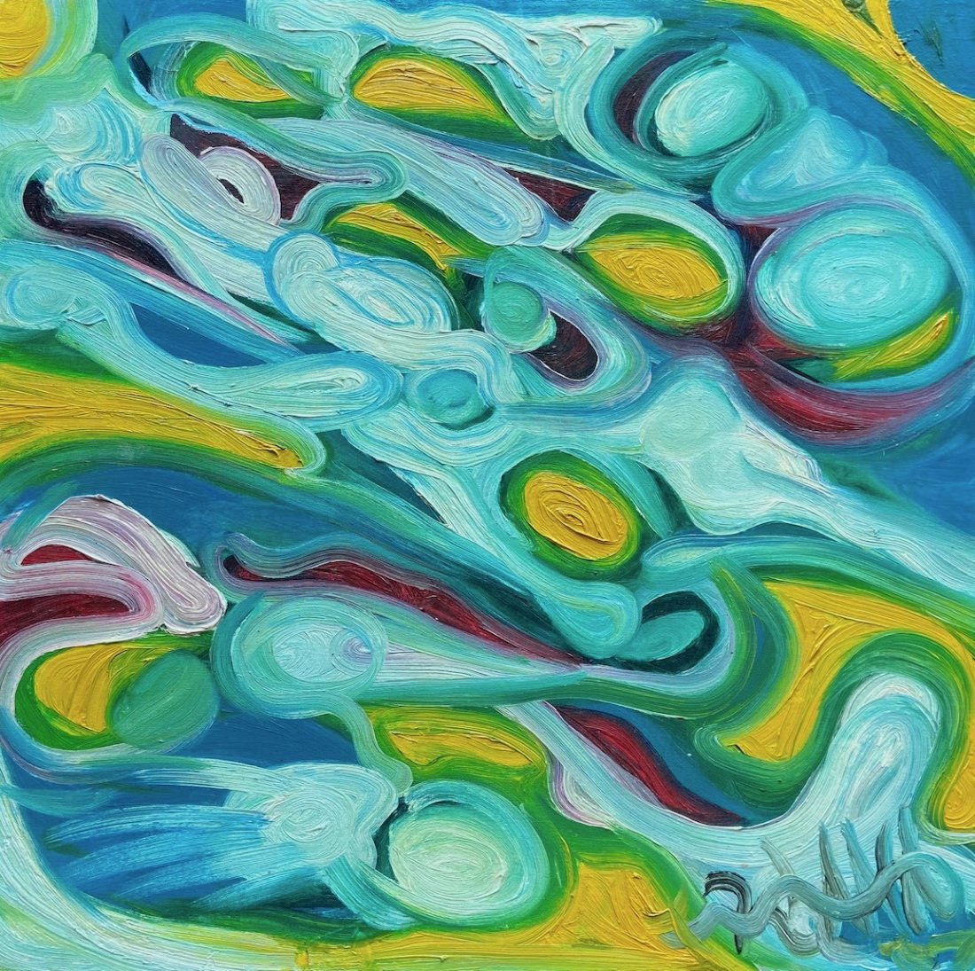 Contemporary Abstract Expressionist Signed (1 of 4)