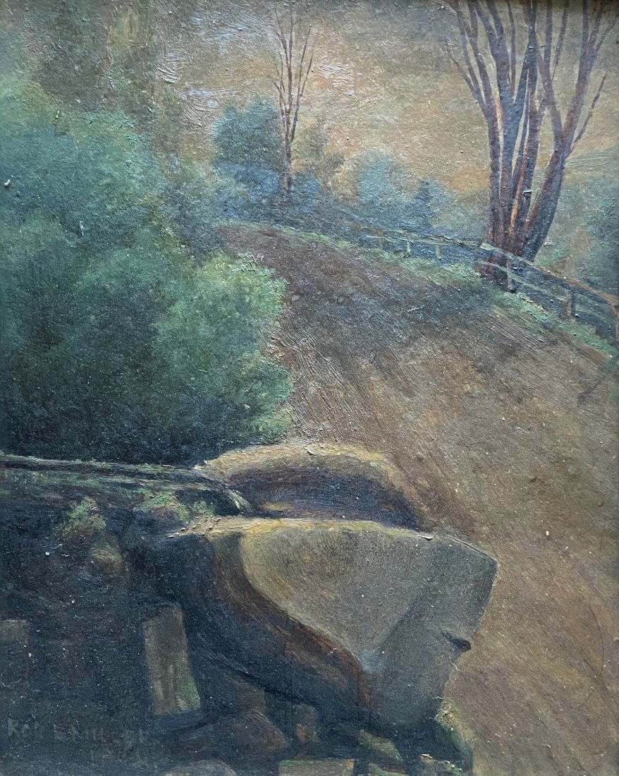 ROD E. MILLER (19th c, American) Mountain Road (1 of 4)