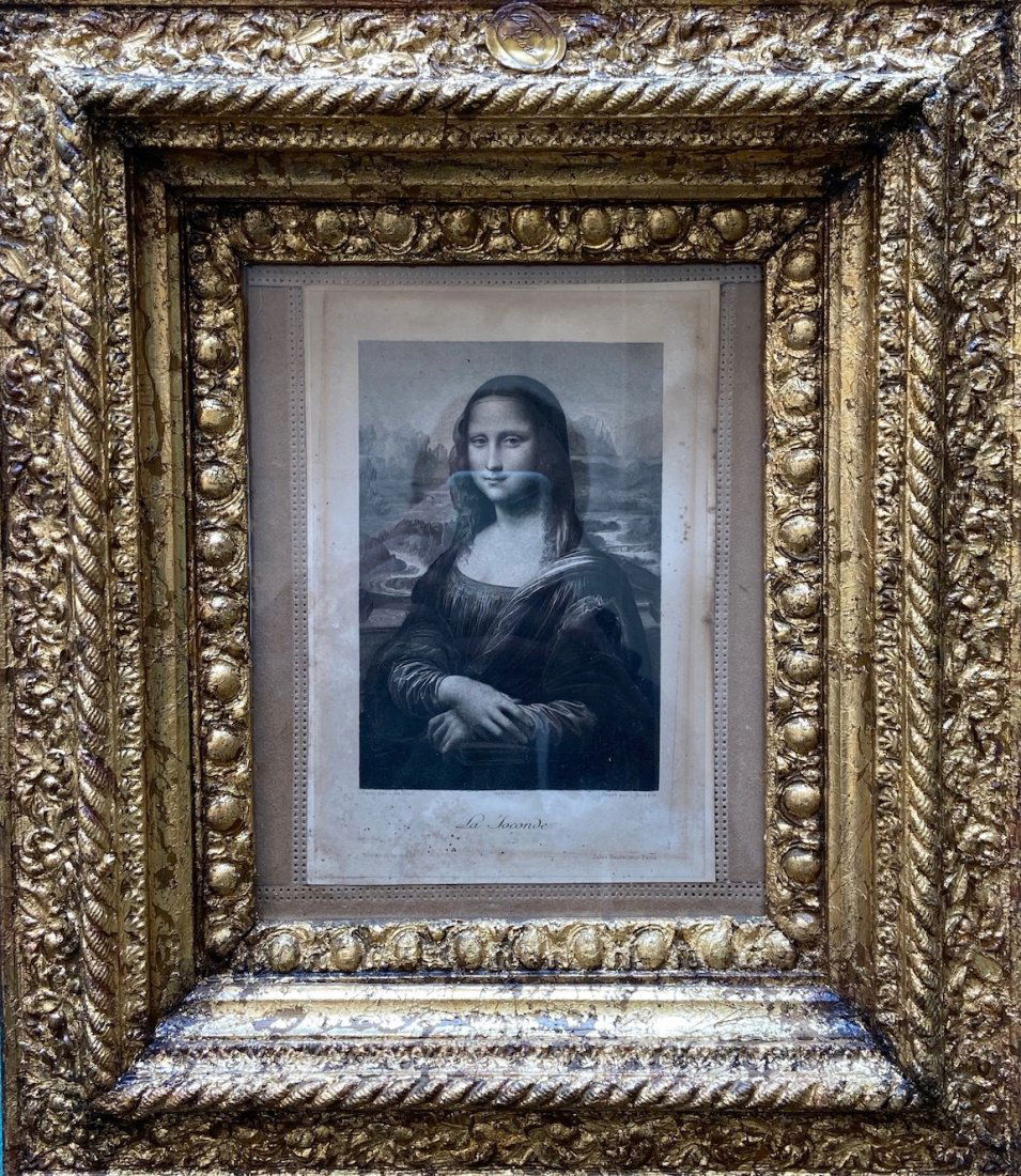 Early Engraving After Leonardo Davinci, The Mona Lisa (1 of 5)