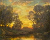 EMIL HERMANN (1871-1966, Texas) Landscape