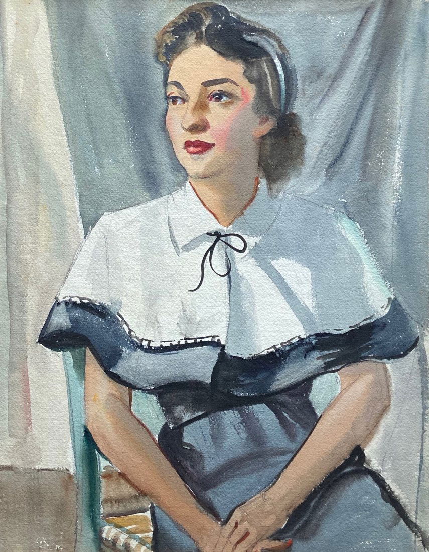 FRANK STANLEY HERRING (1894-1966, Georgia ) Portrait (1 of 3)
