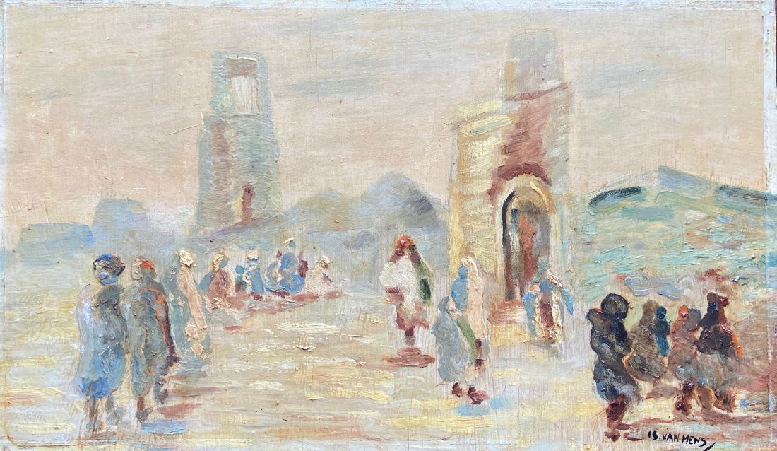 ISIDORE VAN MENS (1890-1985, Belgium) Orientalist (1 of 4)