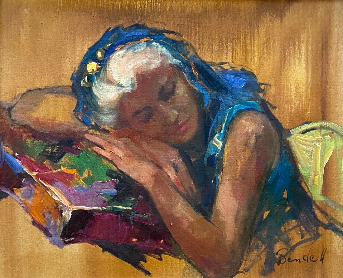 MARILYN BENDELL (1921-2003, New Mexico) Portrait (1 of 4)