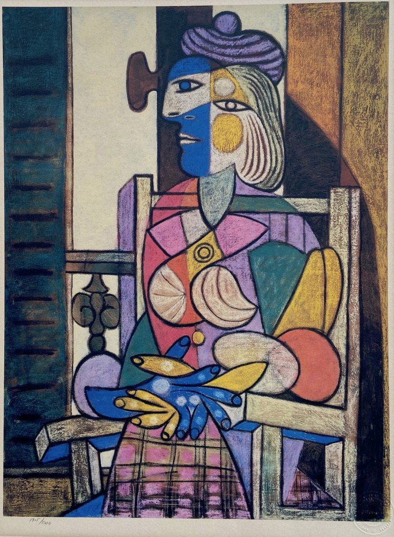 Pablo Picasso, Seated Portrait of Marie-Therese Walter (1 of 4)