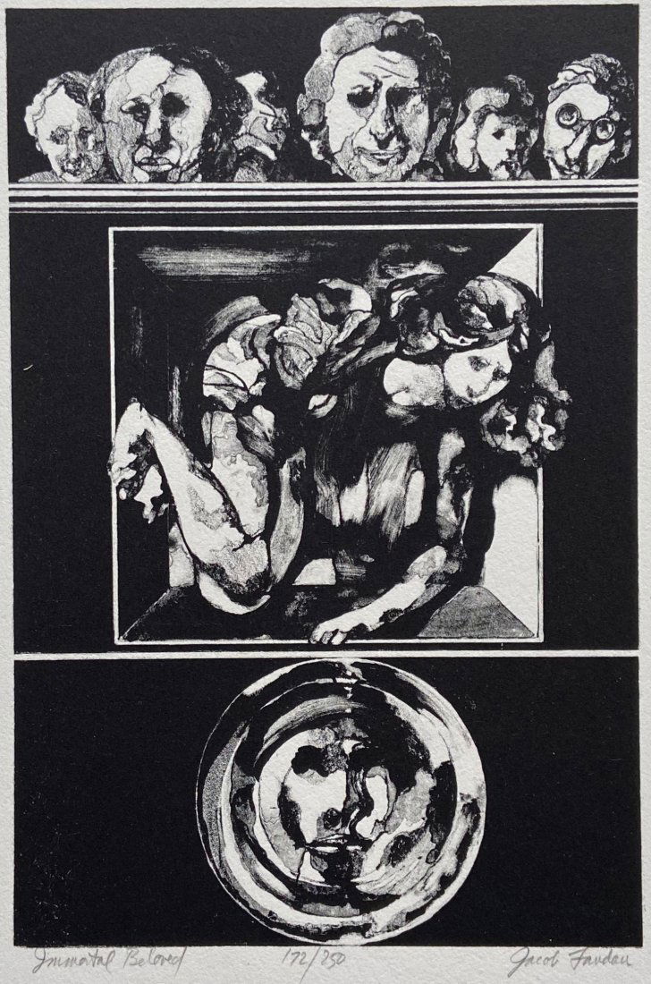 JACOB LANDAU (1917-2001. NJ) Immortal Beloved (1 of 3)