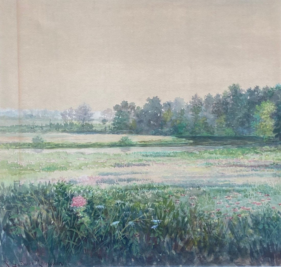 RICHARD GOODWIN (1840-1910, Albany NY) Marsh Landscape (1 of 5)