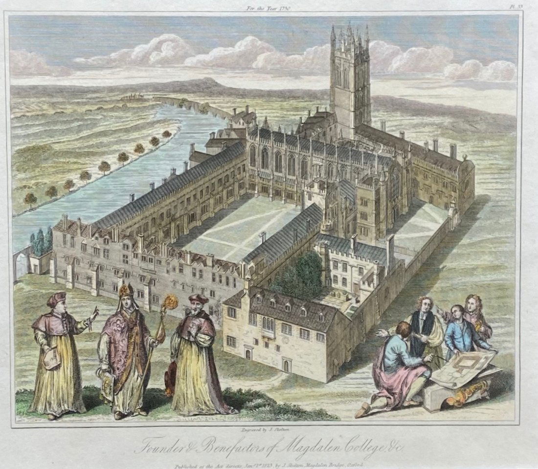 Founders & Benefactors Of Magdalen College, Engraving (1 of 4)