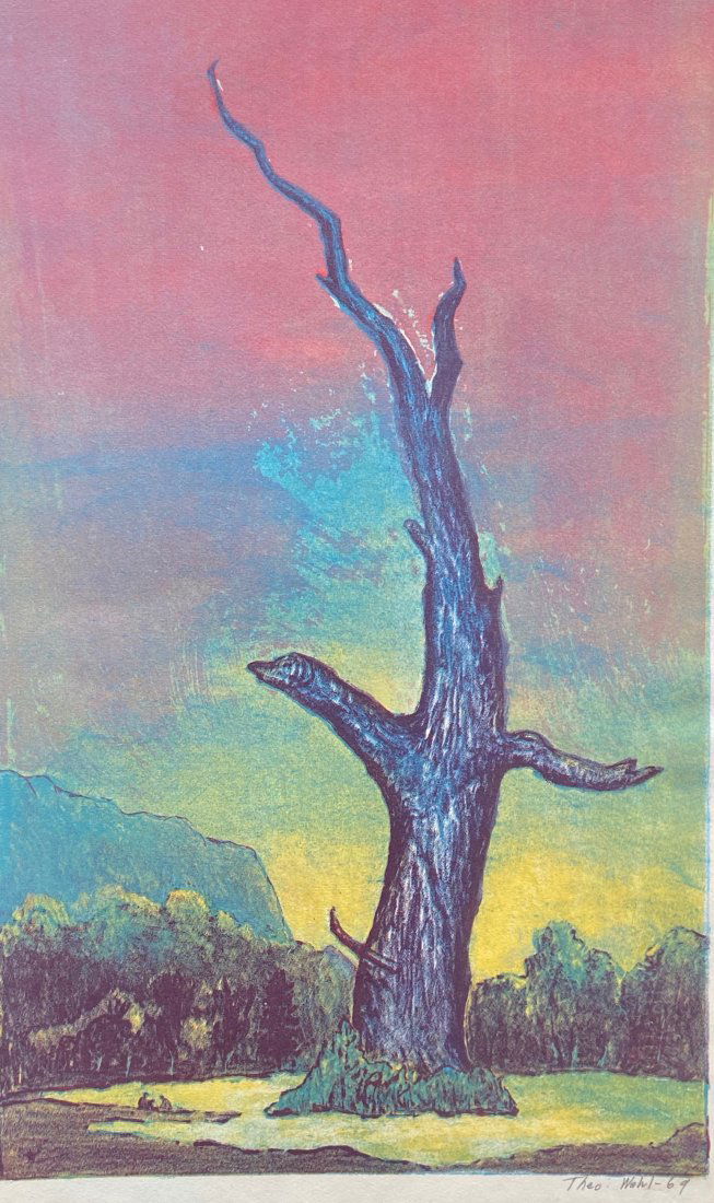 THEODORE WAHL (1903-1990, NJ) Landscape (1 of 3)