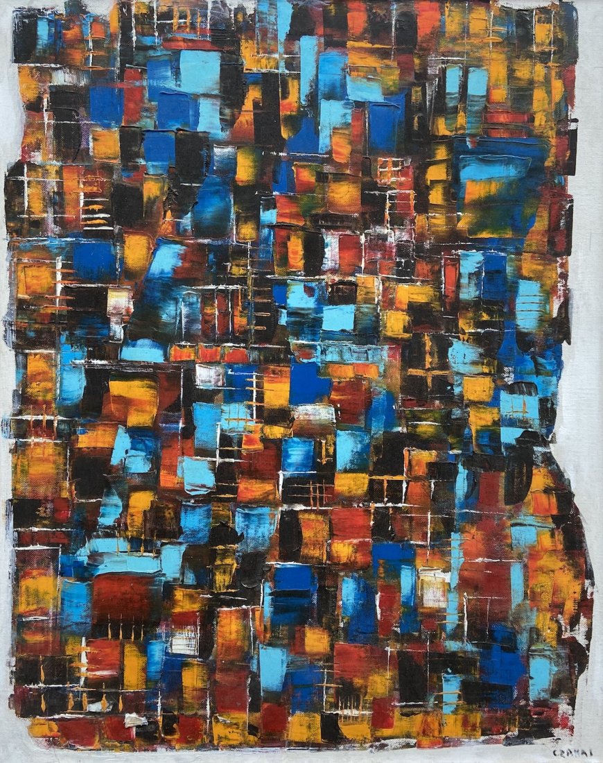 CATHERINE ZAKAS (b. 1936, Greece) Abstract (1 of 4)