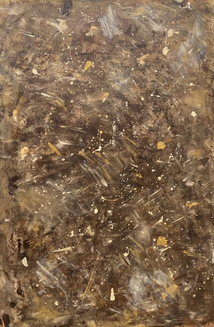 Abstract Expressionist Painting, Unknown Artist (1 of 3)