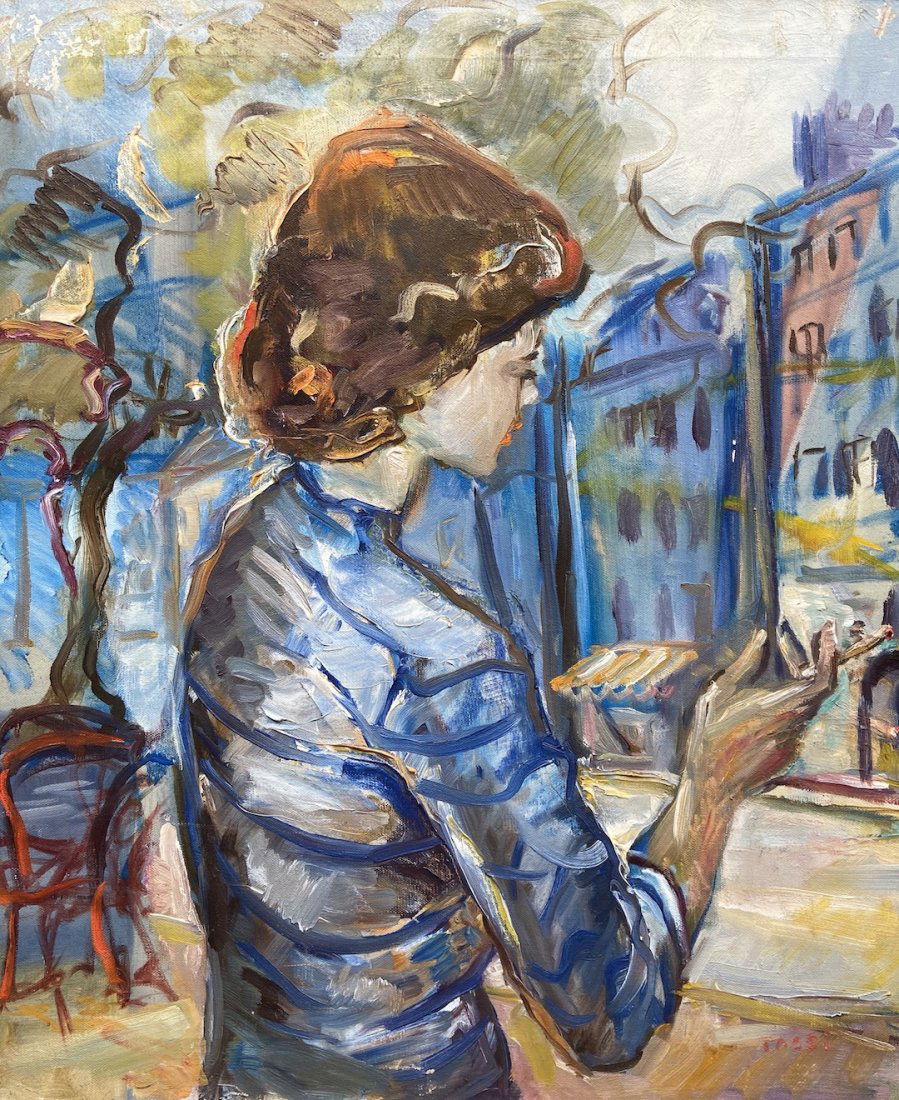 ANGELO TASSI (20th c, American) NY Street Scene (1 of 4)