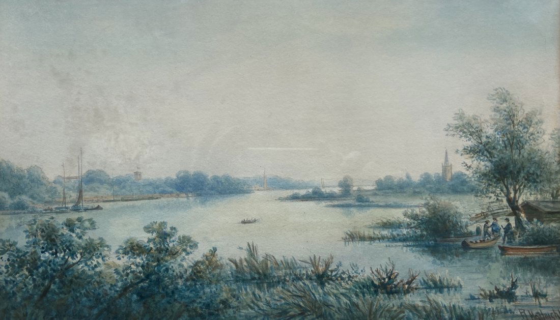 RICHARD WILLIAM HALFNIGHT (1855-1925, UK) Landscape (1 of 5)