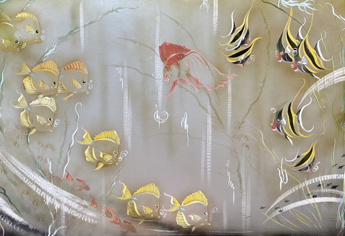 TIP FREEMAN (20th c, Florida) Yellow Liapala (1 of 3)