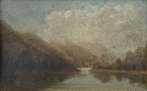 19th Century Hudson River School Landscape, Unsigned