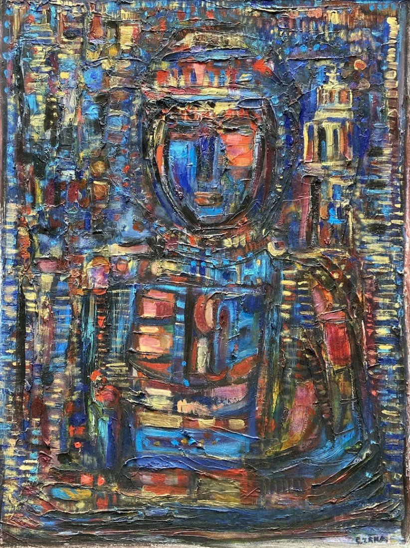 CATHERINE ZAKAS (b. 1936, Greece) Abstract (1 of 4)