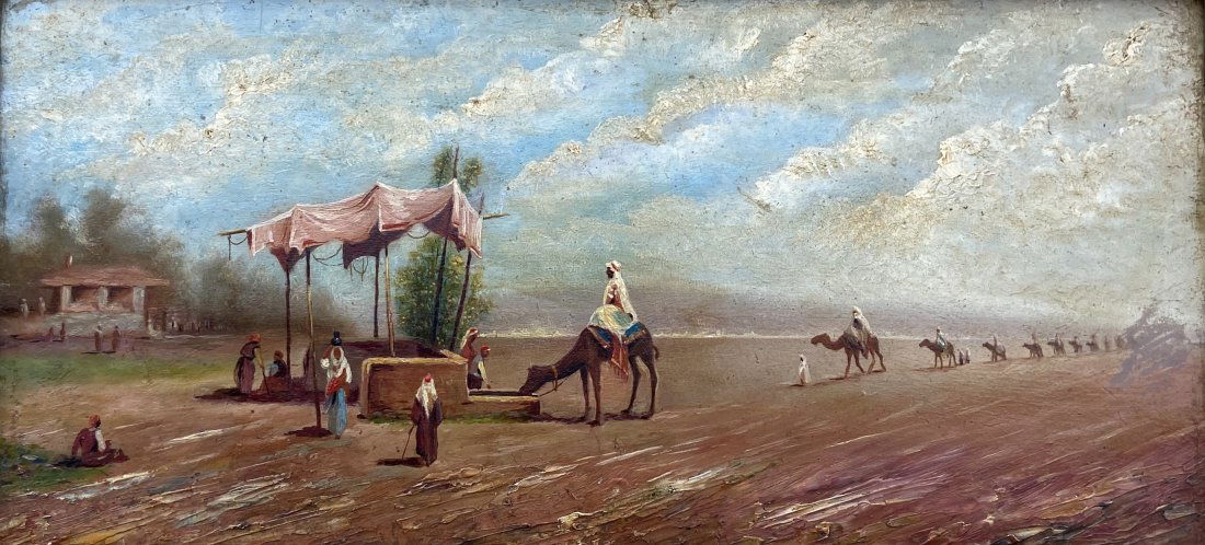 19th Century Impressionist Orientalist Scene, Unsigned (1 of 3)