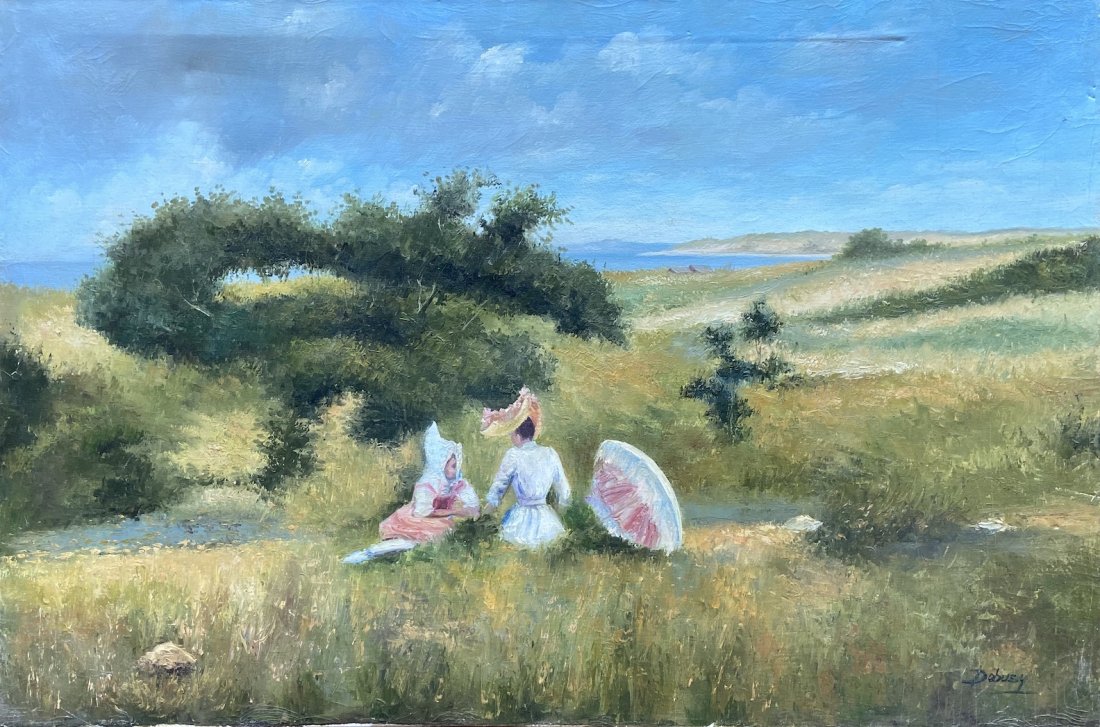 20th Century French Impressionist Landscape, Signed (1 of 3)