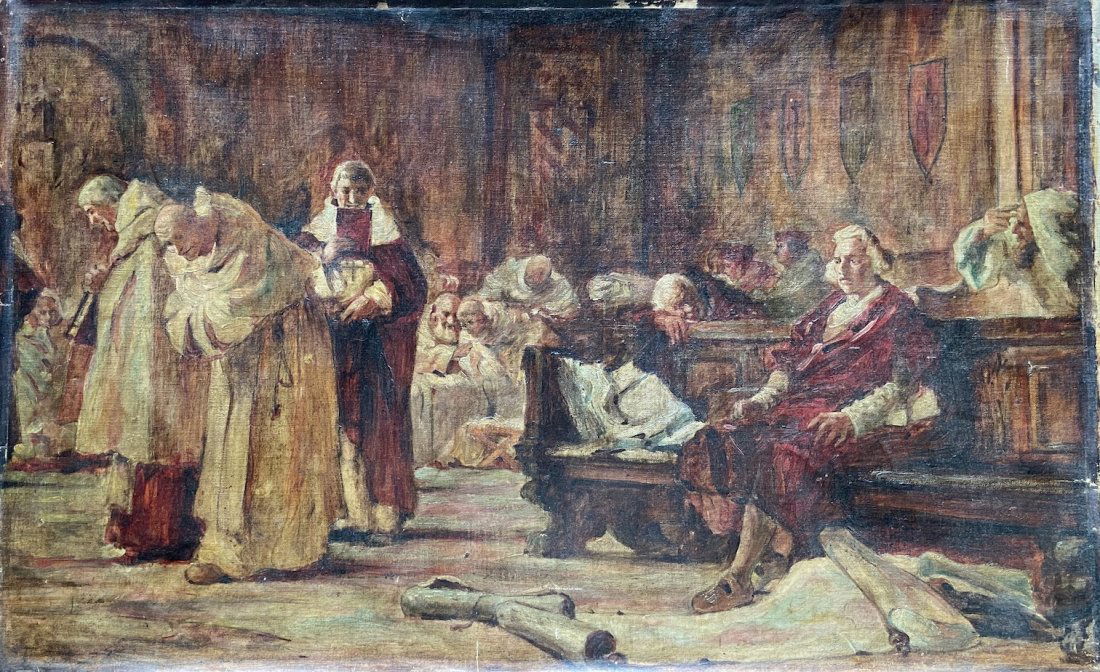 19th Century European Religious Scene, Unsigned (1 of 3)