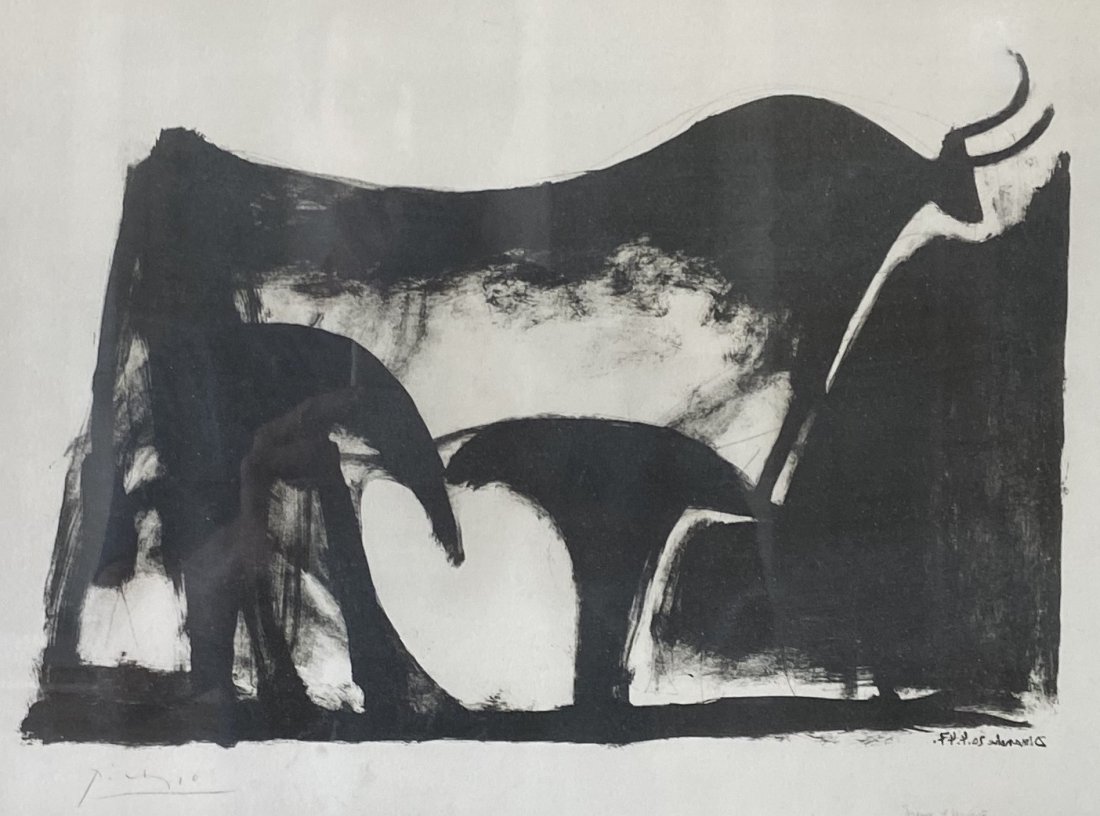 After PABLO PICASSO, Bull Lithograph (1 of 4)